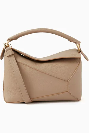 Loewe Small Puzzle Bag in Soft Grained Calfskin Leather