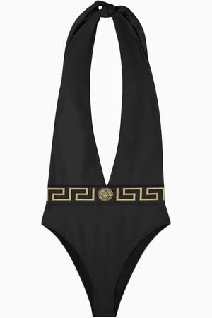 VERSACE Greca One-piece Swimsuit in Stretch Nylon