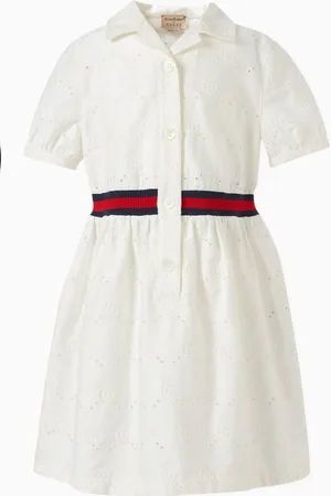 Gucci Web Stripe GG Dress in Cotton