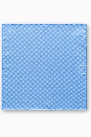 Eton Polka Dots Pocket Square in Silk
