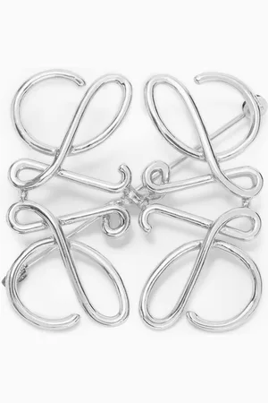Loewe Anagram Brooch in Metal