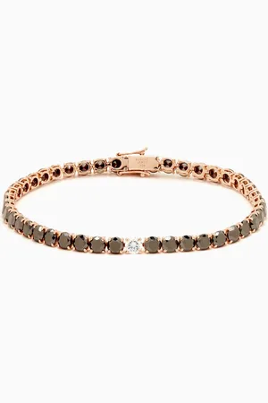 Fergus James Diamond tennis Bracelet in 18kt Rose Gold