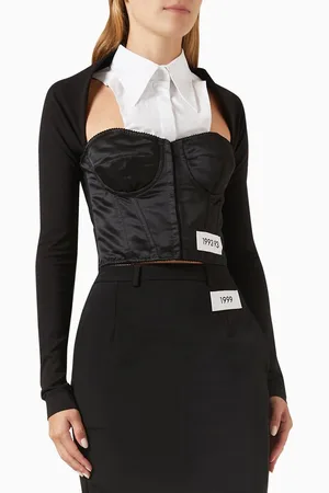 Dolce & Gabbana Re-edition Kim Corset Top in Satin