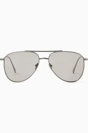 Giorgio Armani Aviator Sunglasses in Metal