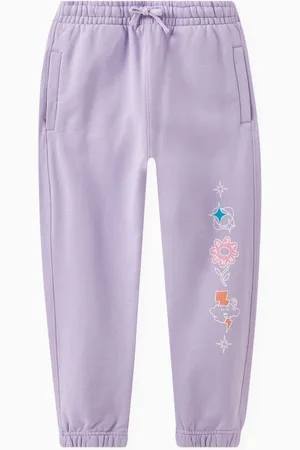 OFF-WHITE Floral Detail Sweatpants in Cotton