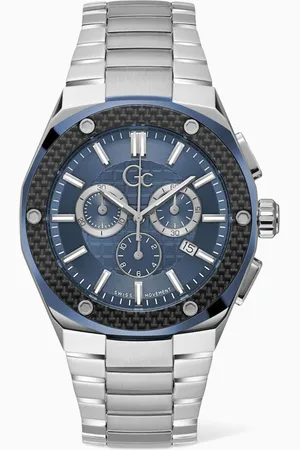 GC Fiber Chronograph Stainless Steel Watch, 44mm