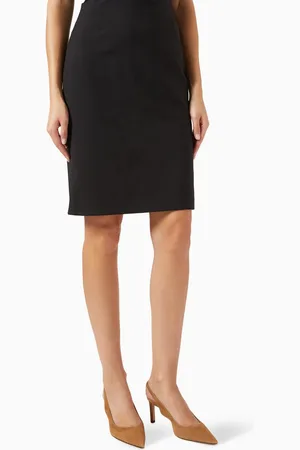 HUGO BOSS Vileah Slim-fit Pencil Skirt in Virgin Wool