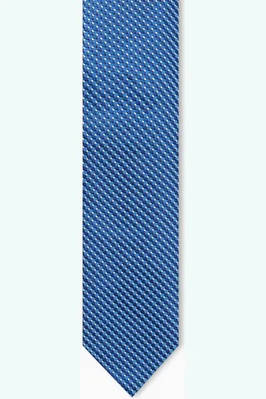 Eton Geometric Tie in Silk