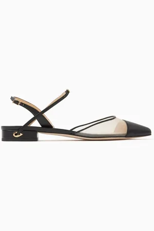 Jennifer Chamandi Vittorio Flats in Nappa & Mesh