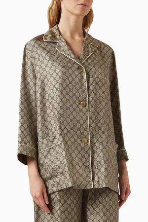 Gucci GG Supreme Shirt in Silk
