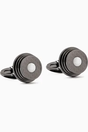 MONTEGRAPPA Stairway Cufflinks in Stainless Steel