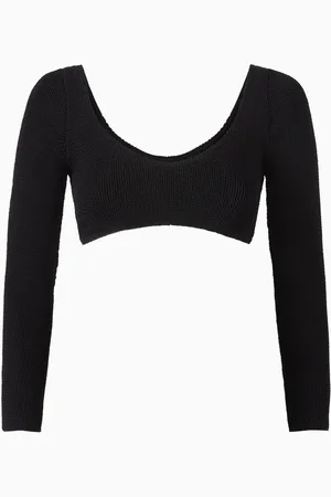 Bond Eye Sera Crop Top in Crinkle™ Fabric