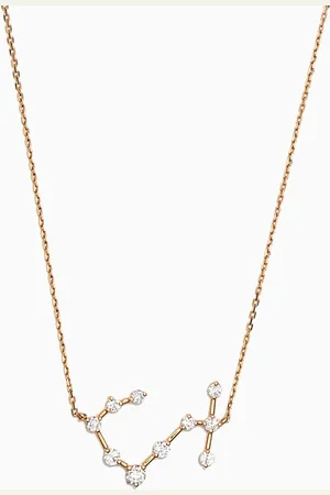 Fergus James Scorpio (24 October - 21 November) Constellation Diamond Necklace in 18kt Yellow