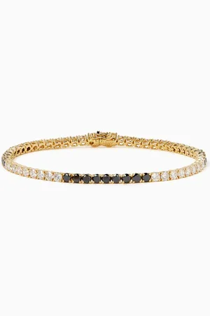 Fergus James Diamond Tennis Bracelet in 18kt Yellow Gold