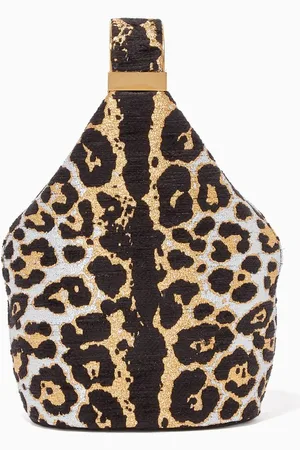 BIENEN-DAVIS Kit Leopard-Print Lurex Bag