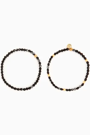 Tateossian Graffiato Sennit Bracelet Set