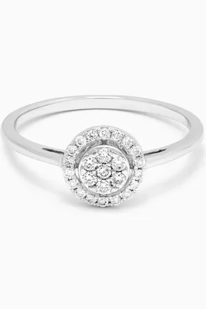Damas Illusion Round Diamond Ring in 18kt Gold