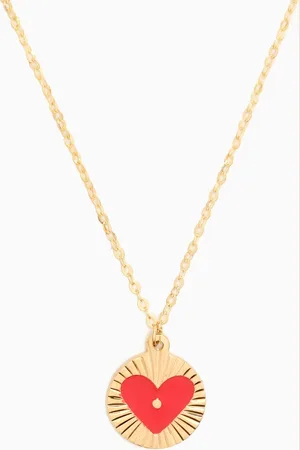 Damas Ara Sunshine Heart Necklace in 18kt Gold