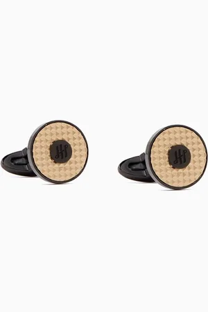 MONTEGRAPPA Clou Ambigram Cufflinks in Stainless Steel