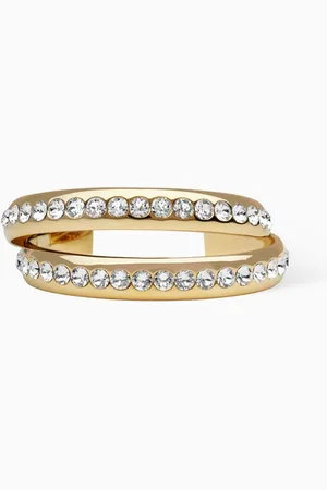 Amina Muaddi Jahleel Crystal Bangle