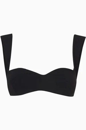 MAGDA BUTRYM Retro Bustier Bikini Bra in Nylon