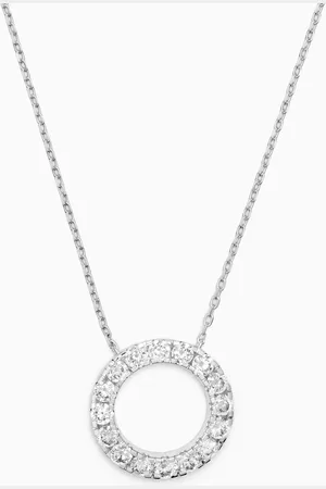 Fergus James Chique Circle Pendant Necklace in 18kt Gold