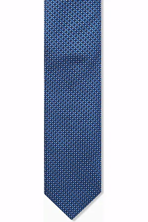 Eton Geometric Tie in Silk