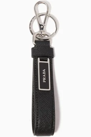Prada Saffiano Leather Key Ring