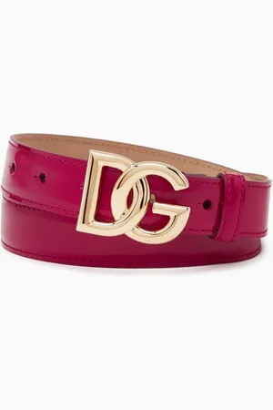 Dolce & Gabbana DG Belt in Patent-leather, 25mm