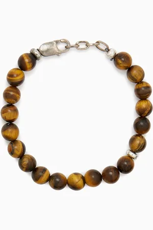 The Monotype The Ryan Bead Bracelet in Brass