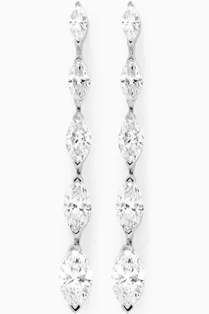 Fergus James Marquise-cut Diamond Drop Earrings in 18kt Gold