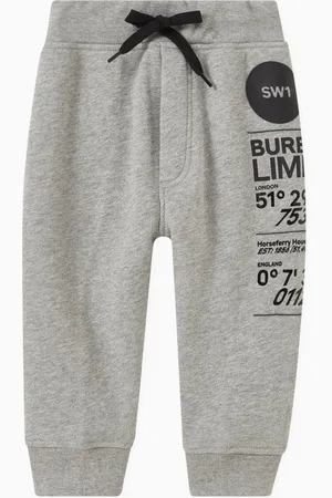 Burberry Joel Side Print Sweatpants in Cotton