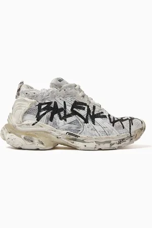 Balenciaga Runner Graffiti Sneakers in Mesh & Nylon
