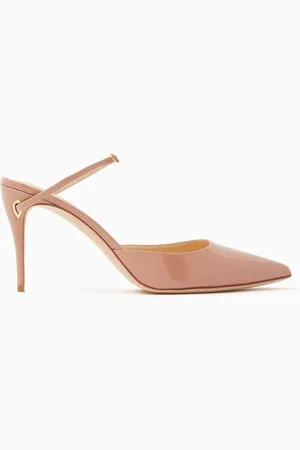Jennifer Chamandi Giuseppe 85 Mules in Patent Leather