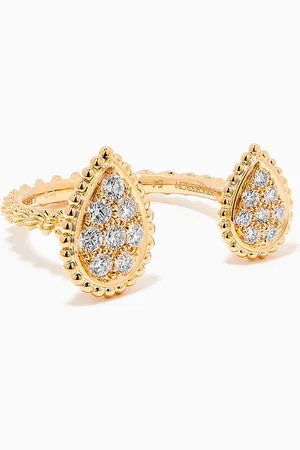 Boucheron Serpent Bohème Double Motif Diamond Ring in 18kt Gold
