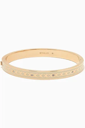 Coach C Signature Bangle Bracelet in Metal