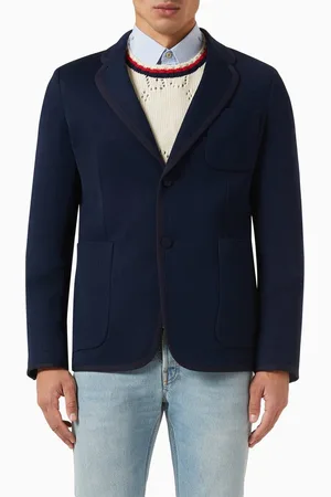 Gucci Textured GG Jacket in Cotton-blend