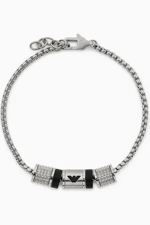 Emporio Armani EA Eagle Key Basics Bracelet in Stainless Steel