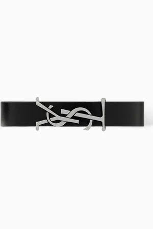Saint Laurent Cassandre Bracelet in Leather