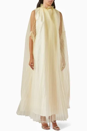 Tha Seen Abaya & Dress Set in Satin & Tulle