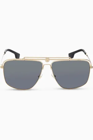 VERSACE Medusa Focus Sunglasses in Metal