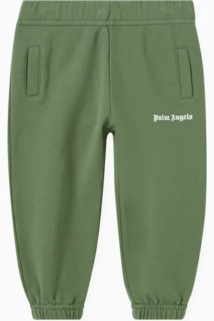 Palm Angels Logo Print Sweatpants in Cotton
