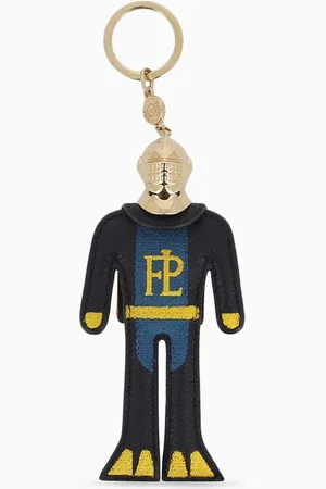 FAURÉ LE PAGE Arthur the Scuba Diver Keychain in Calf Leather