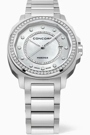 CONCORD Mariner X Quartz Diamond Stainless Steel Watch, 30mm