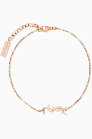 Saint Laurent Opyum Charm Bracelet in Brass