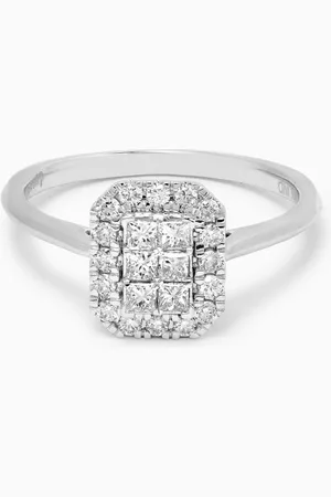 Damas Illusion Emerald Diamond Ring in 18kt Gold
