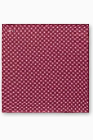 Eton Polka Dots Pocket Square in Silk