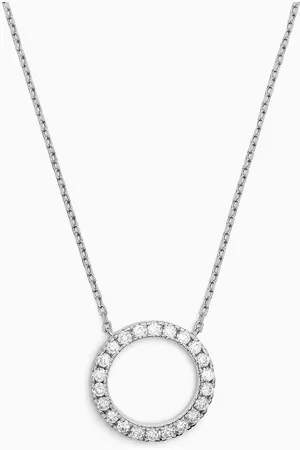Fergus James Petite Circle Diamond Pendant in 18kt Gold