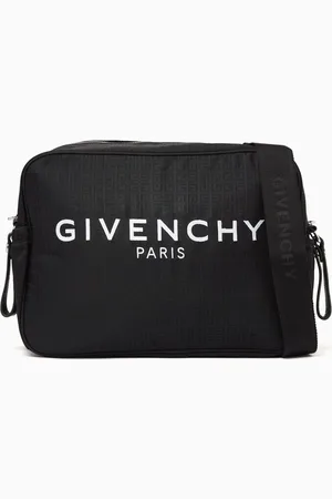 Givenchy Logo Print Jacquard Changing Bag in Leather