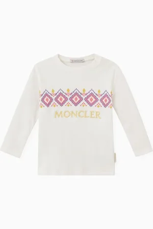 Moncler Diamond-print Logo T-shirt in Cotton